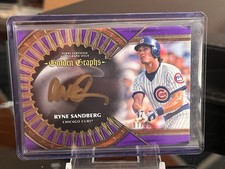 2023 Topps Five Star - Golden Graphs Ryne Sandberg #GG-RS Purple /25 (AU)