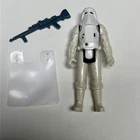 Kenner 1980 Star Wars Action Figure, Hoth Battle Stormtrooper w/ cape and weapon