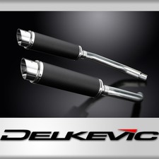 Suzuki GSX-R1100WP GSX-R1100WR 1993-1994 350mm Round Carbon Exhaust Silencer Kit