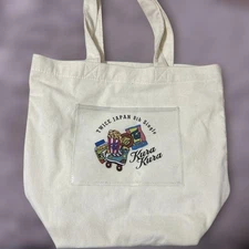 TWICE cotton bag cream color