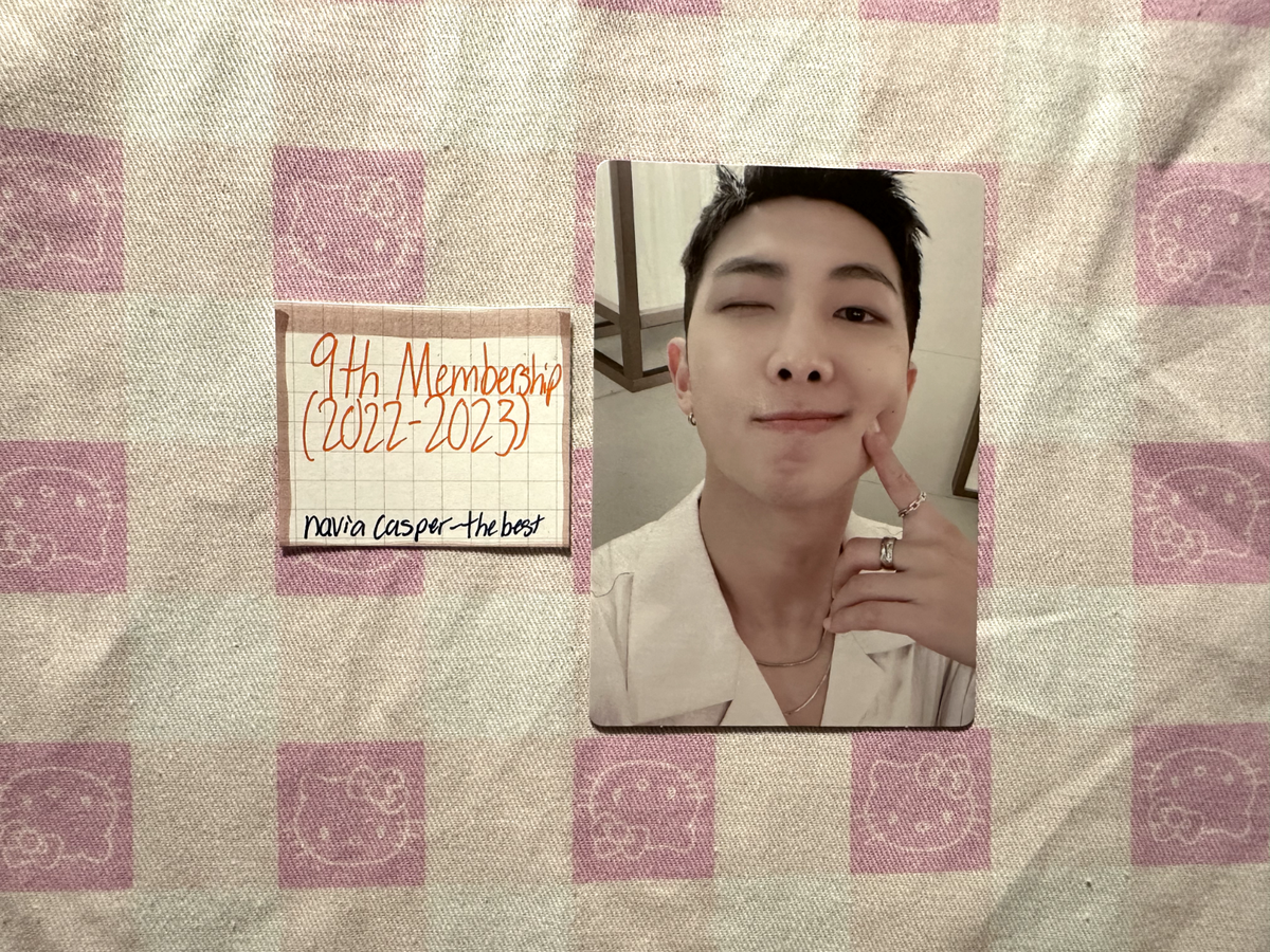 OFFICIAL] BTS 9th Membership Photocards (2021-2022) | eBay