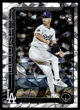 2025 Topps Update Diamante Foil #US77 Jack Dreyer RC Los Angeles Dodgers