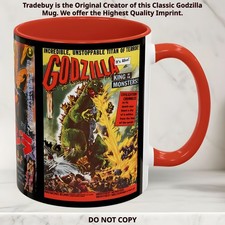 Godzilla Memorabilia, Monster Horror Japanese Movie Film, Gojira, 11oz Mug