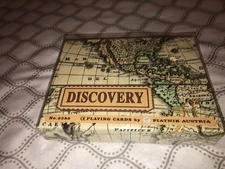 Piatnik Double Deck Playing Cards ~ DISCOVERY #238048 Geography Maps ~ Vintage