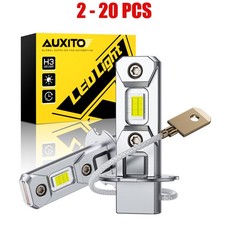 2-20pcs H3 Csp Auxito Fog White Led Light Drl Bulbs Driving 6500k Headlight Gf