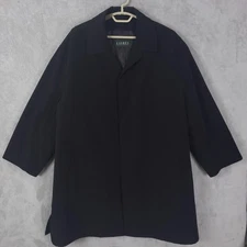 Lauren Ralph Lauren Coat Mens 54R Black Zip Out Liner Quilted Car Coat Warm