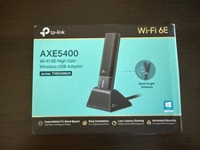TP-LINK WIRELESS USB ADAPTER / WIFI 6E High Gain AXE5400 - NEW - OPEN BOX