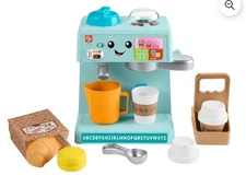 Fisher-Price Laugh & Learn Learn & Serve Coffee Café Toddler Electronic Toy
