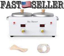 SUERBEATY Wax Warmer Double Pot, Digital Display, Adjustable Temp - New!