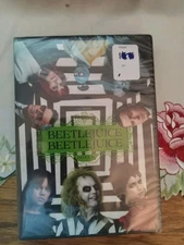 Beetlejuice Beetlejuice (DVD, 2024) Region 1 Tim Burton Jenna Ortega Michael Kea