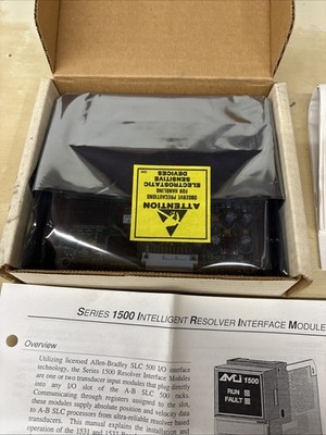 Advanced Micro Controls Series 1500 Intelligent Resolver Interface Module-Sealed