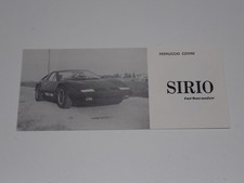 FERRUCCIO COVINI SIRIO TURBOOLER DEPLIANT BROCHURE PROSPEKT (O26)
