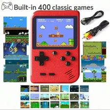 Retro Handheld Game Console for Kids – 400 Games, TV Output, Rechargeable