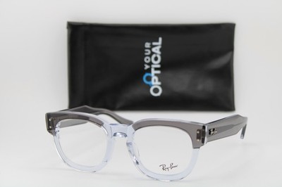 NEW RAY-BAN RB 0298VF 8111 MEGA HAWKEYE CLEAR BLACK AUTHENTIC EYEGLASSES 50-21