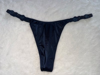 Victoria's Secret  String Tanga glänzend - mit Straßsteinen - M - NEU -
