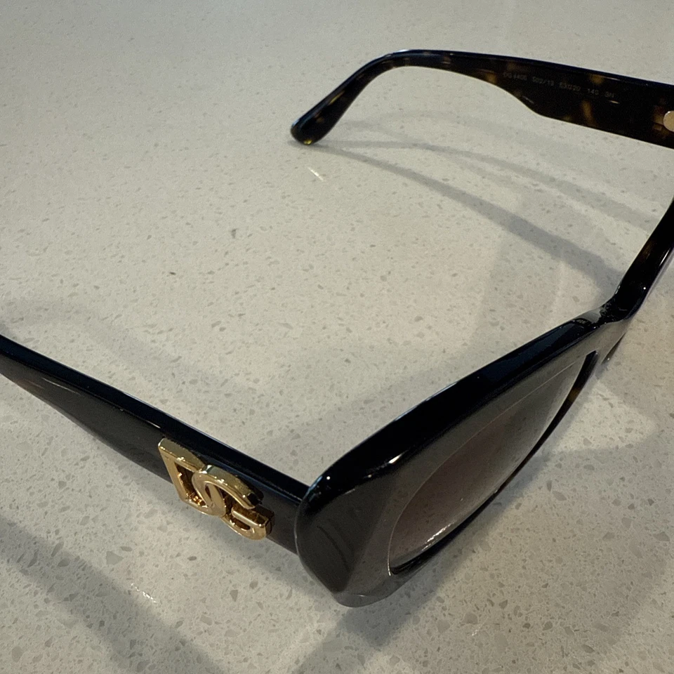 Dolce & Gabbana DG 4405 502/13 Havana Gafas de sol de plástico Marrón Lente degradada Foto 4 de 4