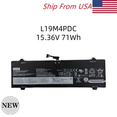 NEW OEM Genuine 71WH L19C4PDC L19M4PDC Battery For Lenovo Yoga 7-15ITL5 7-14ITL5