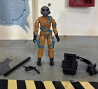 1989 HASBRO GI JOE COBRA FRAG-VIPER v1 FIGURE Near Complete Good Joints