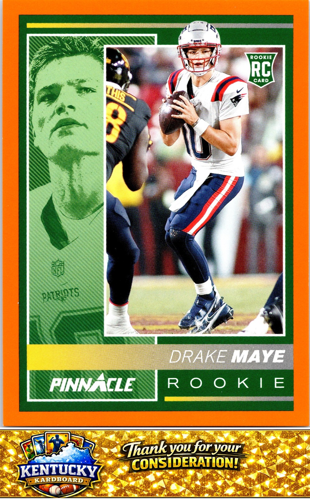 2024 Panini Encore #229 Drake Maye Orange #/99