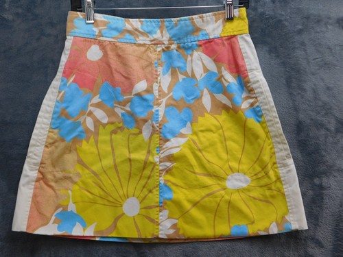 Tracy Feith Skirt Womens 11 Floral Mod Print Pockets Retro Boho Summer Festival