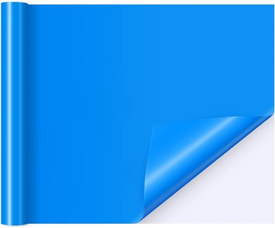 #ad #ad 49x34 Inch Vinyl Pool Liner Repair Patch Kit Self Adhesive Inflatable Fix Blue $13.99