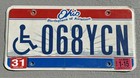 Ohio Disabled Person License Plate OH Wheelchair Handicapped Lic  — photo 1