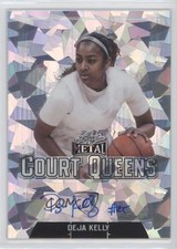 2021-22 Leaf Metal Court Queens Silver Crystals Deja Kelly #CQ-DK1 Auto 4z8