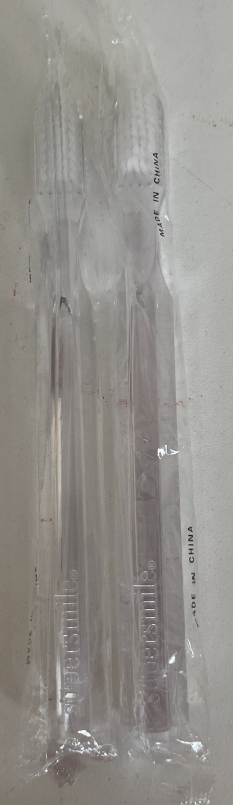 2 Pack Supersmile Toothbrush Clear Toothbrush