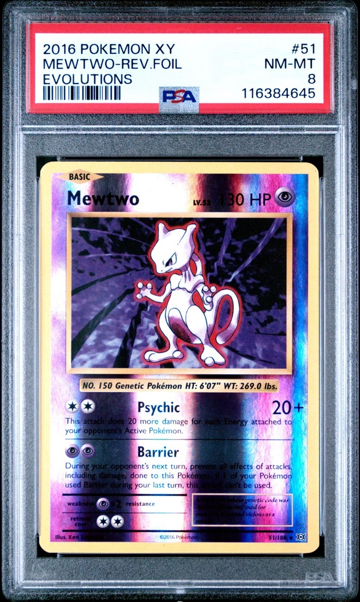 Preços baixos em Mewtwo Pokémon TCG Autenticador Esportivo