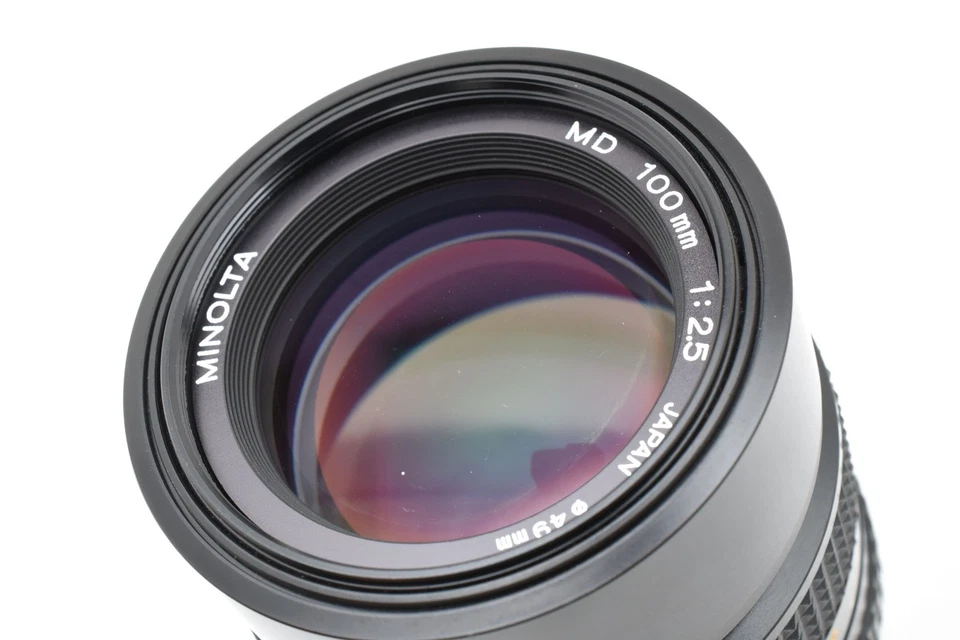 Lente telefoto [quase perfeita] Minolta nova MD NMD 100mm F2.5 MF do Japão - Imagem 2 de 4