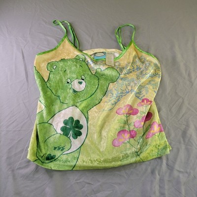 Briefly Stated Care Bears Good Luck Bear Cami Top Size Large Y2K 2006