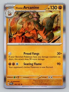 Hisuian Arcanine 100/167 Holo Rare - Twilight Masquerade
