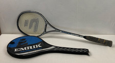 Emrik Magnum Graphite Over Size Vintage Squash Racquet with cover