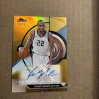 Khris Middleton 2023-24 Topps Finest #FA-KM Finest Auto Gold #'d 26/50
