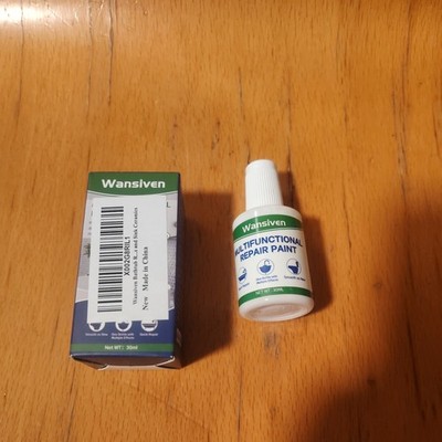 Badewannen Reparaturfarbe weiß 30ml, Fliesen und Emaille Ausbesserung 30 ml (1er Pack) 