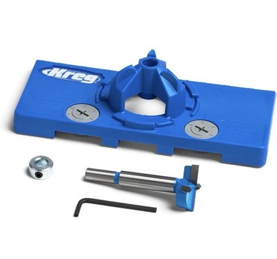 New Kreg Concealed Hinge Jig Drill Guide Tool