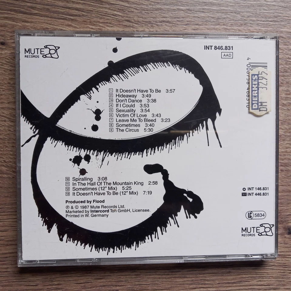Erasure – The Circus - CD 1987 - Bild 2 von 2