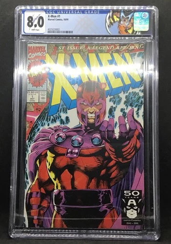 X-Men #1 CGC Grade 8.0 Jim Lee Cover