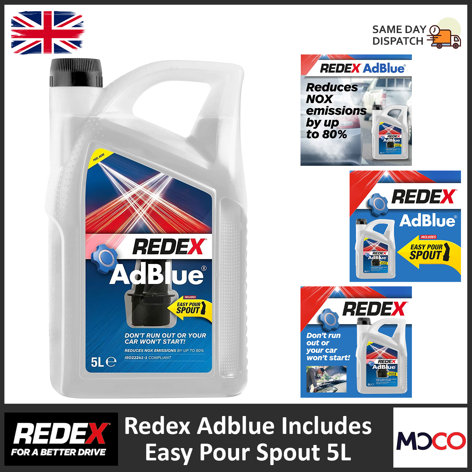 Redex Adblue With Spout Exhaust Car Diesel Fuel Additive Treatment 5