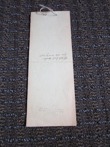 Antique Bookmark Mansion House UK On Friendship's Road Collectible England - Picture 2 of 5