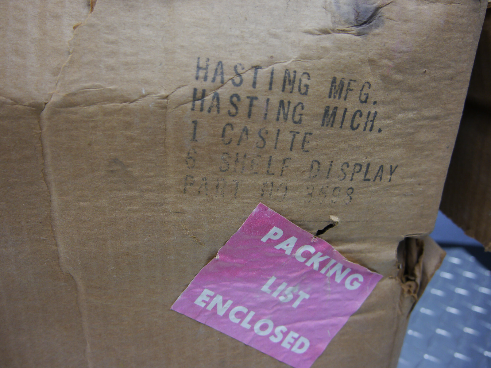 Vintage Hastings Auto Parts Modular Display Rack Plastic NEW eBay