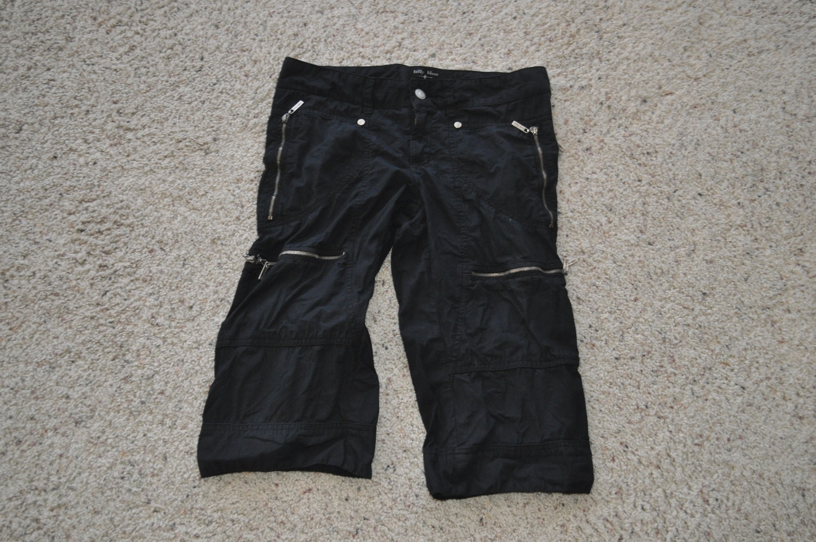 Billy Blues Black Bermuda Shorts Size 0 