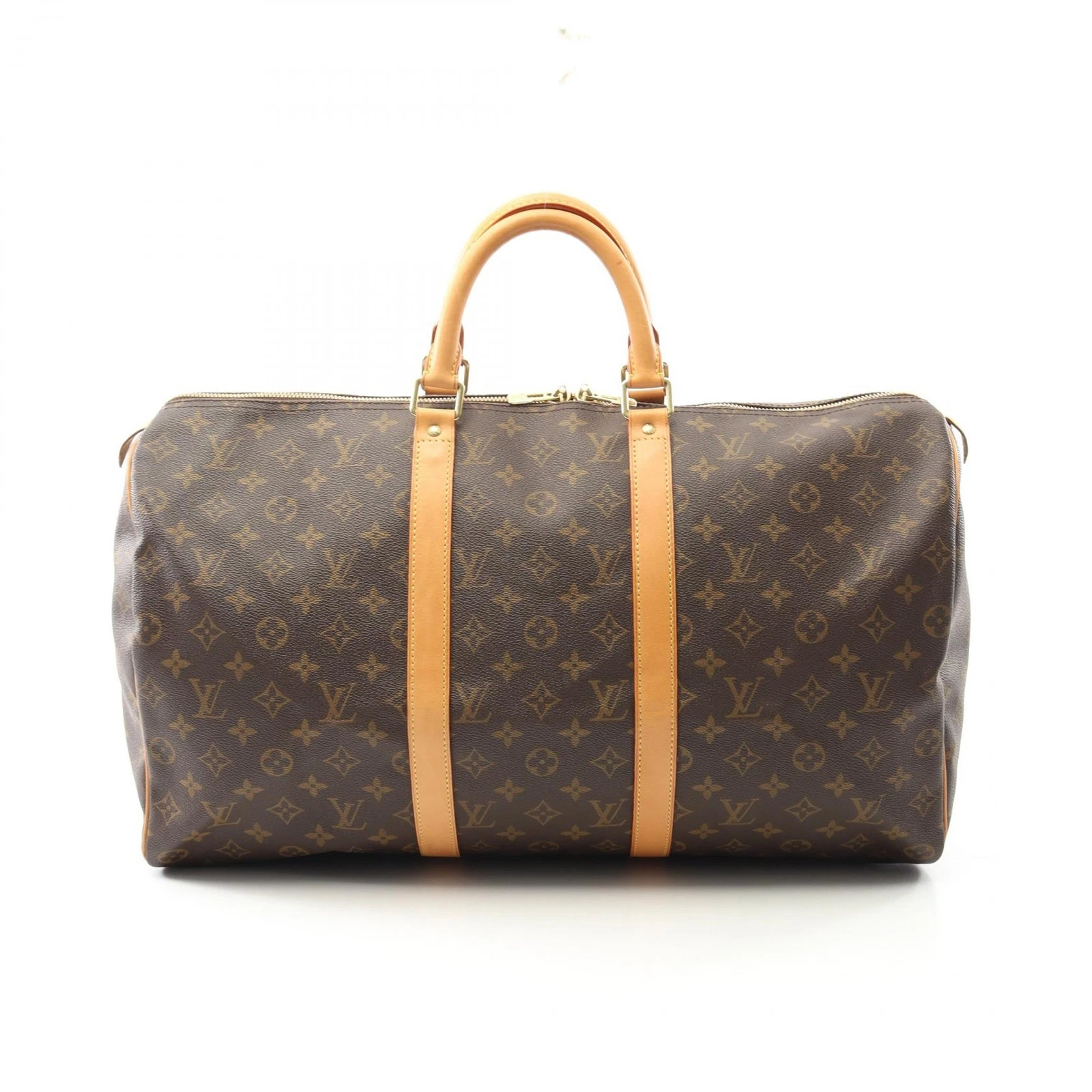 LOUIS VUITTON（LV） Borsa da viaggio a mano Louis Vuitton Keepall 50 M41426 Monogram pelle marrone usata LV