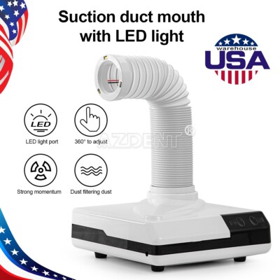 Dental Lab Dust Collector Extractor Vacuum Cleaner Dust Suction for Polishing US