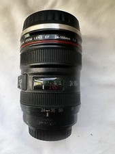 Canon Caniam Camera Lens EF 24-105mm Stainless Steel Travel Tea Coffee Mug Cup