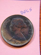 #1, NewFoundLand 1880, Canadian Large Cent Coin , Queen Victoria