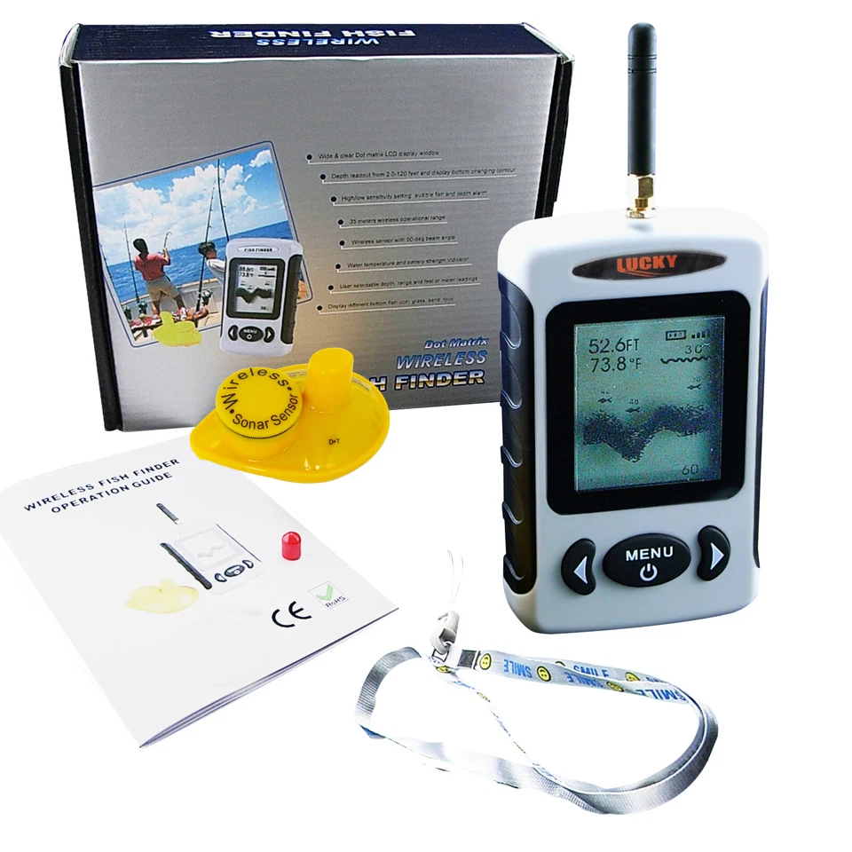 Wireless Fish Finder 45m (135ft) Depth & 120m (400ft) for Fresh & Salt Water - Image 3 of 4