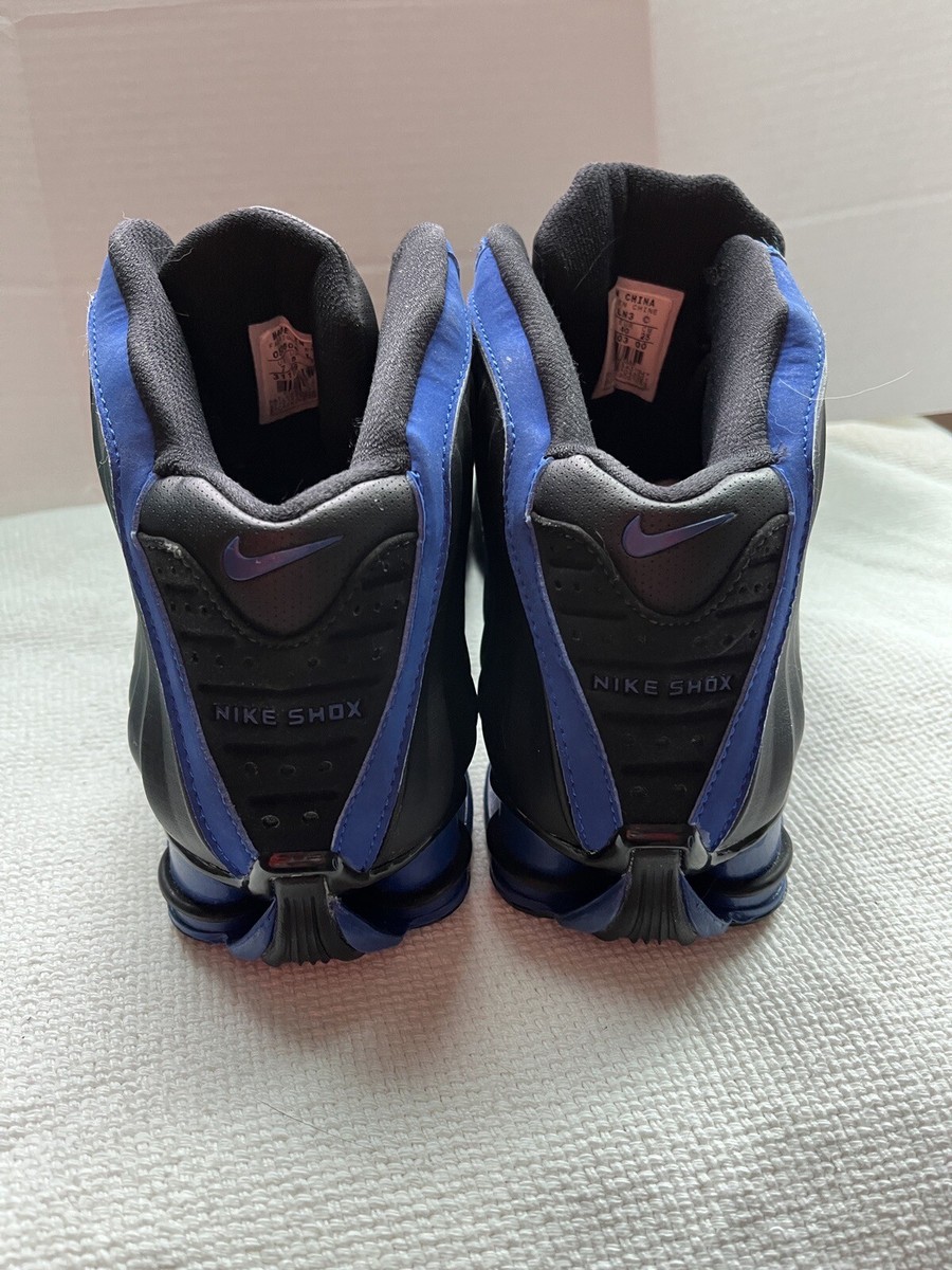 Nike Zoom Shox Flight Basketball Shoes Mens Sz 7 Black/Blue  display picture 1