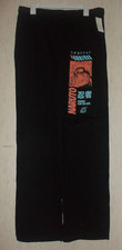 NWT MENS NARUTO BLACK KNIT PAJAMA / LOUNGE PANTS SIZE XL