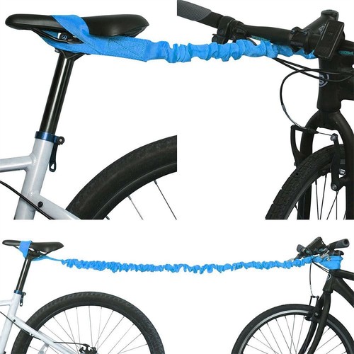 Cuerda de remolque elástica para ciclismo seguridad fuerte tensión MTB remolque cuerda bicicleta de montaña - Imagen 7 de 17